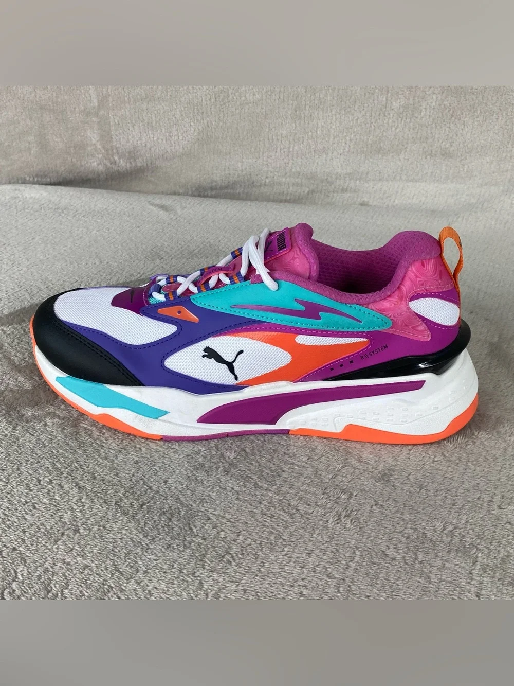 Puma RS Fast Hypnotize Womens Size 10 Pink White Running Shoes Athletic NEW